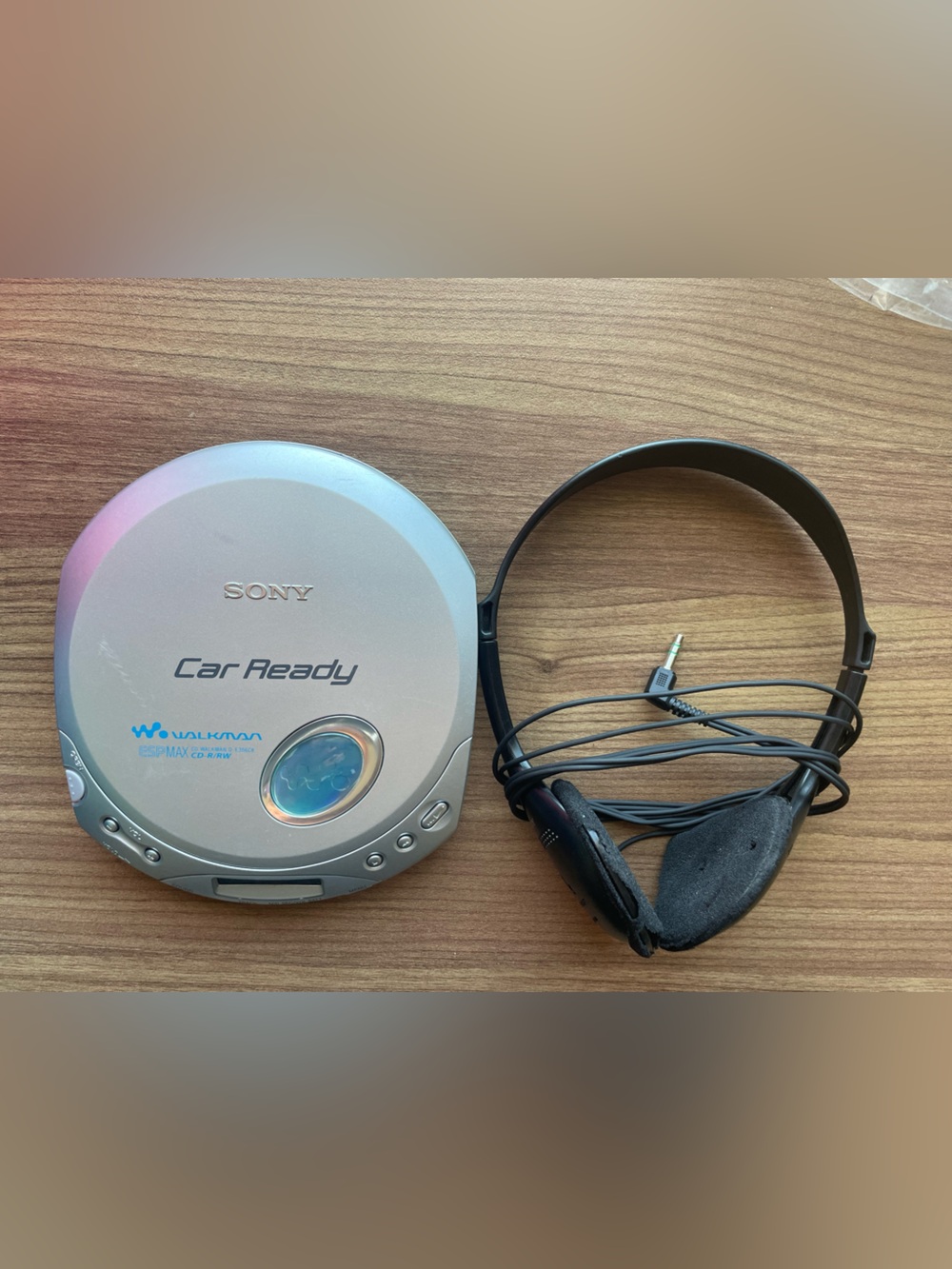 Vintage Sony Walkman Car Ready CD Player (Model D-E356CK) with Headphones